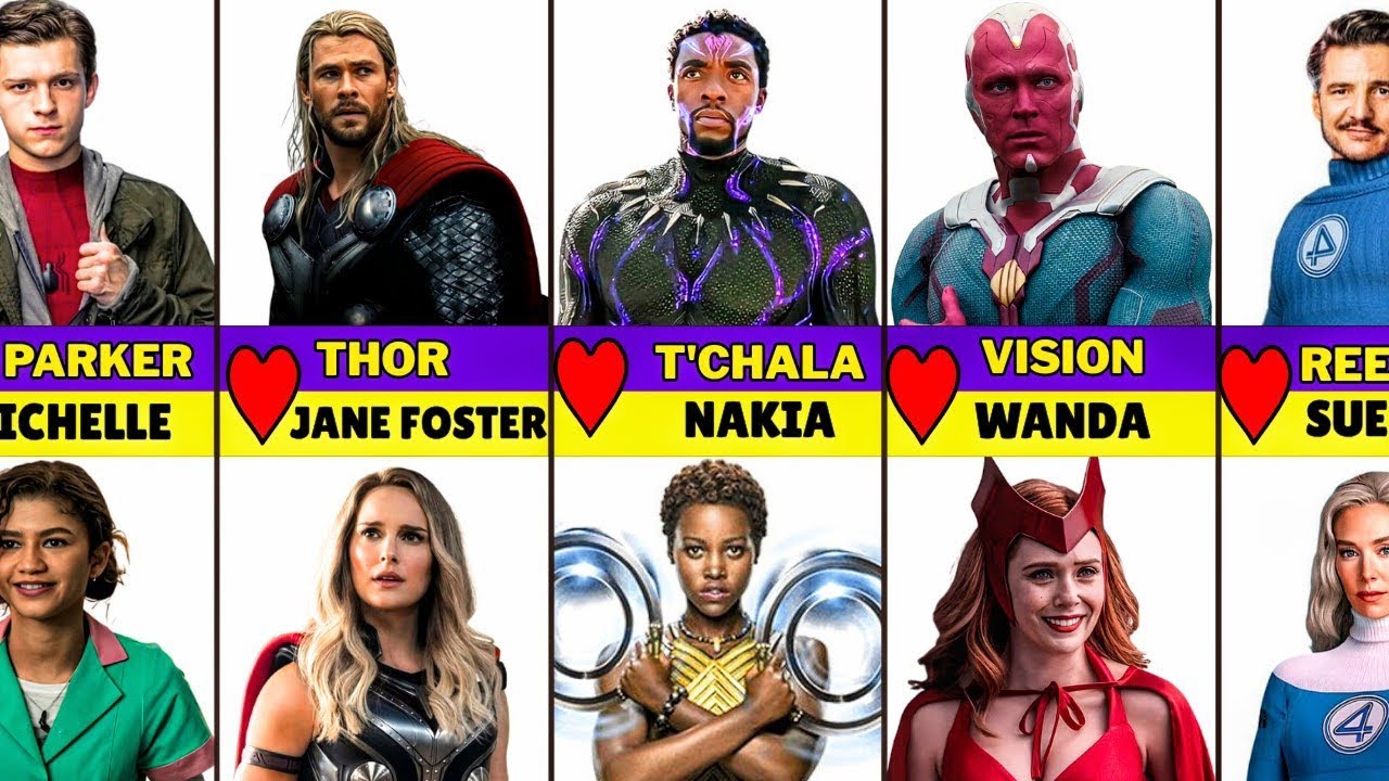 Every Couple/Lovers in Marvel 🍿