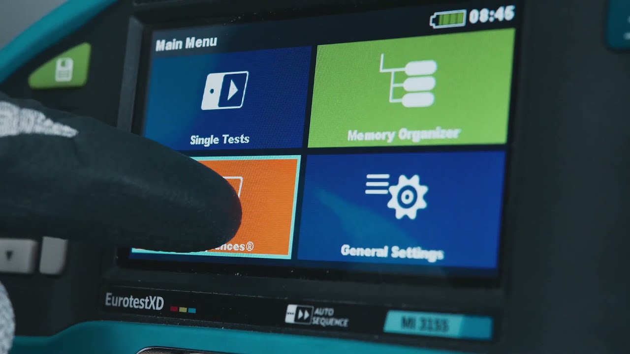 Měření elektrické bezpečnost instalací nízkého napětí mobilních domů přístrojem MI 3155 EurotestXD