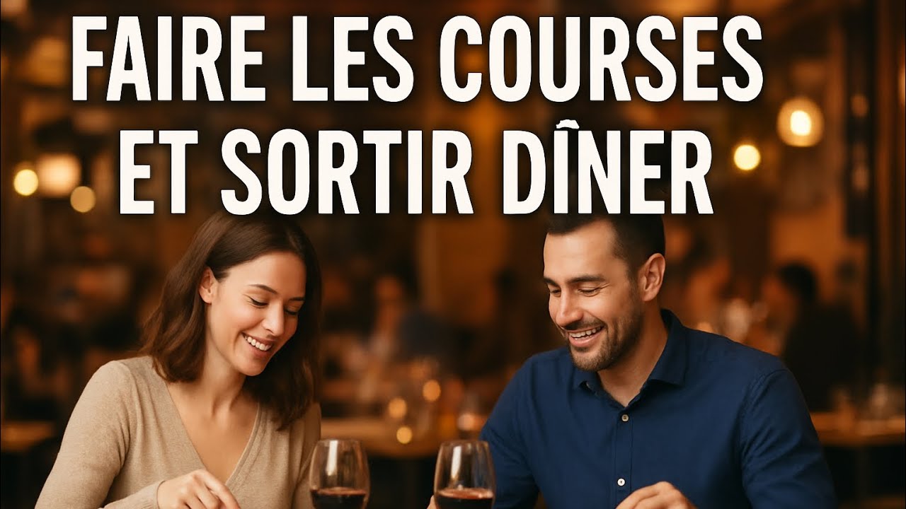 🇫🇷 Faire les courses et sortir dîner