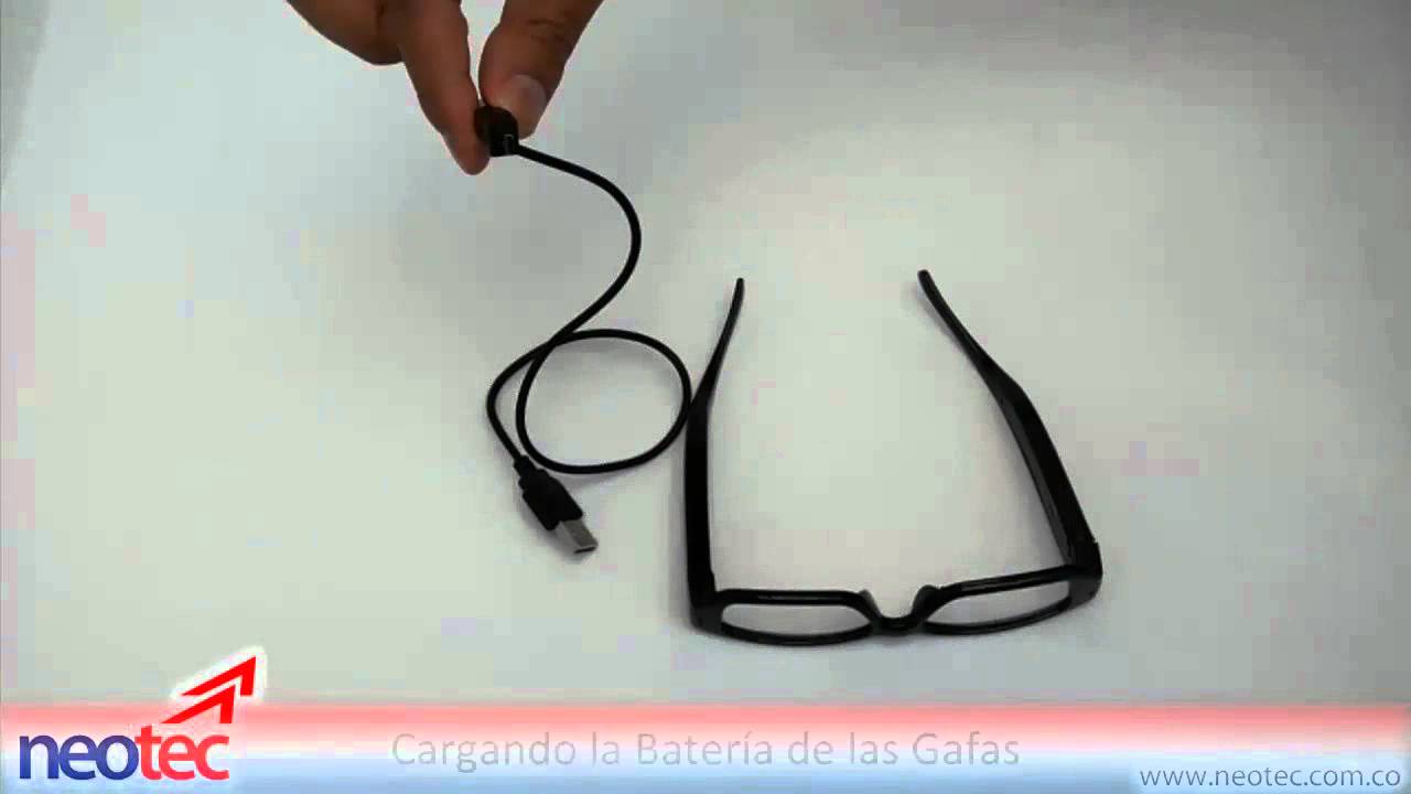 Manual Instrucciones uso Gafas Espía con Cámara Oculta y lente transparente