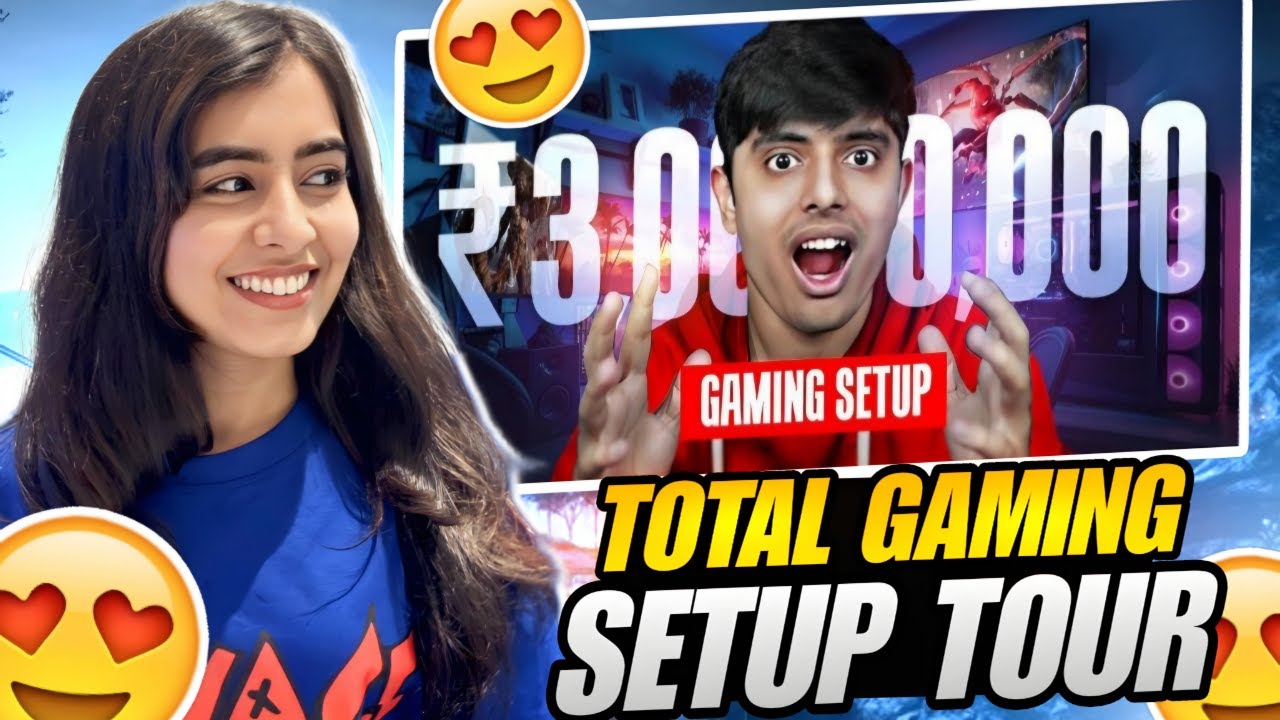 AJJU BHAI GAMING ROOM SETUP TOUR | 3 CRORE GAMING SETUP | REACTION VIDEO |