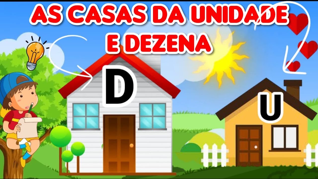 As casas da UNIDADE E DEZENA🏘️🏠/ Ensine as unidades e dezenas utilizando uma hist&oacute;ria