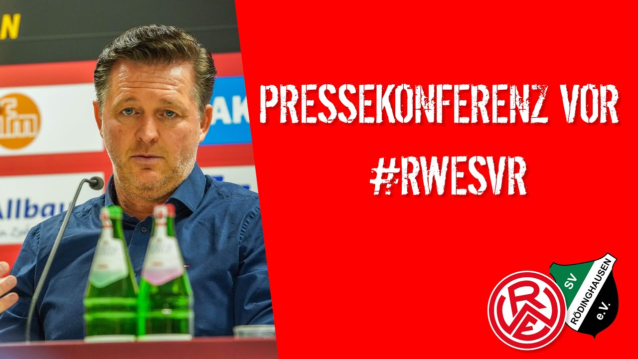 Die Pressekonferenz vor dem Heimspiel gegen den SV Rödinghausen