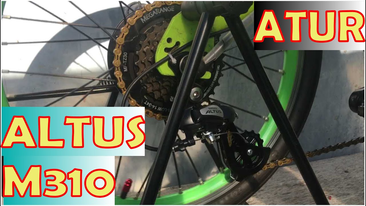 Pasang dan Atur RD Shimano Altus M310