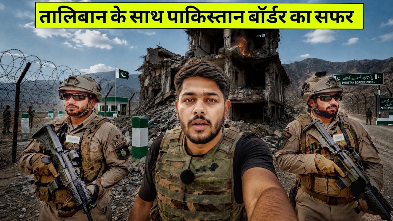 First Indian to visit Pakistan Afghanistan's most controversial border 🇦🇫🇵🇰 (Active airstrike zon...