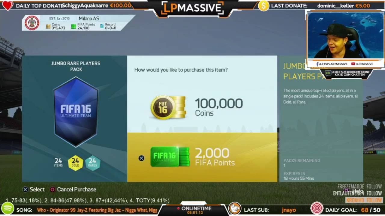 LPMassive ~ Packed Ronaldo TOTY + Reaktion