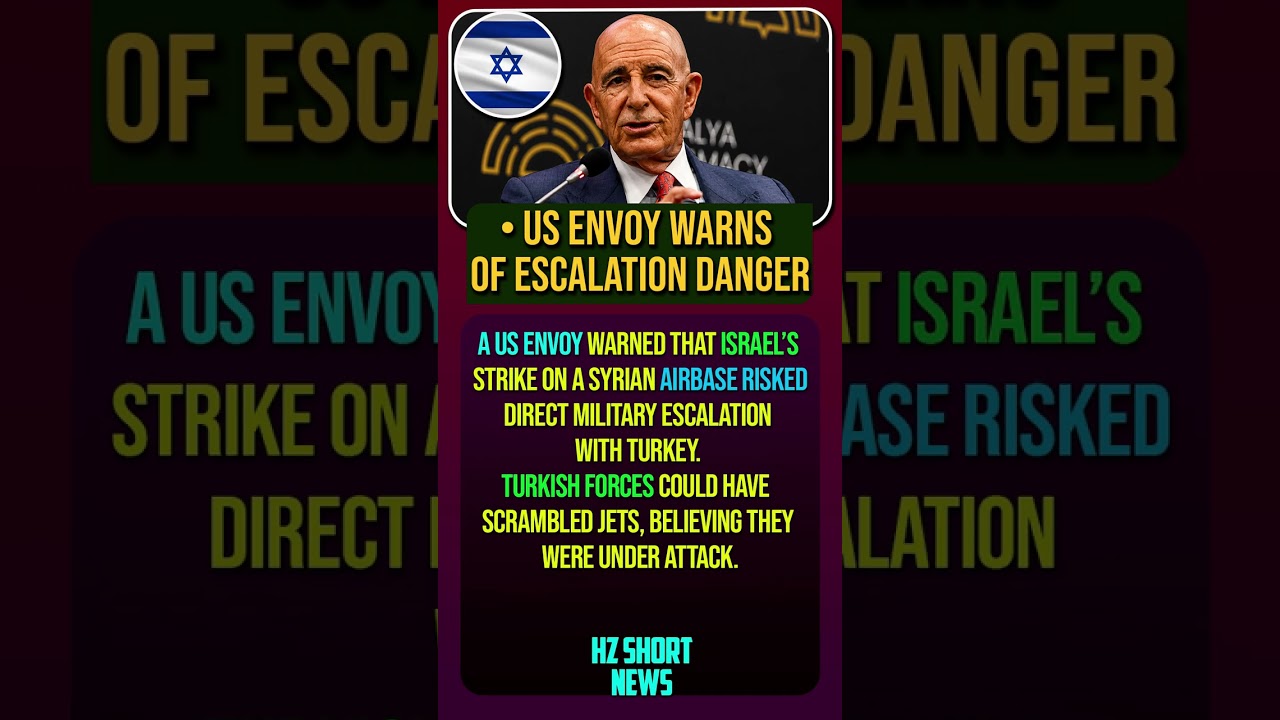 Israel vs Turkey? US Envoy Tom Barrack Says Syrian Strike Could Have TRIGGERED Regional War