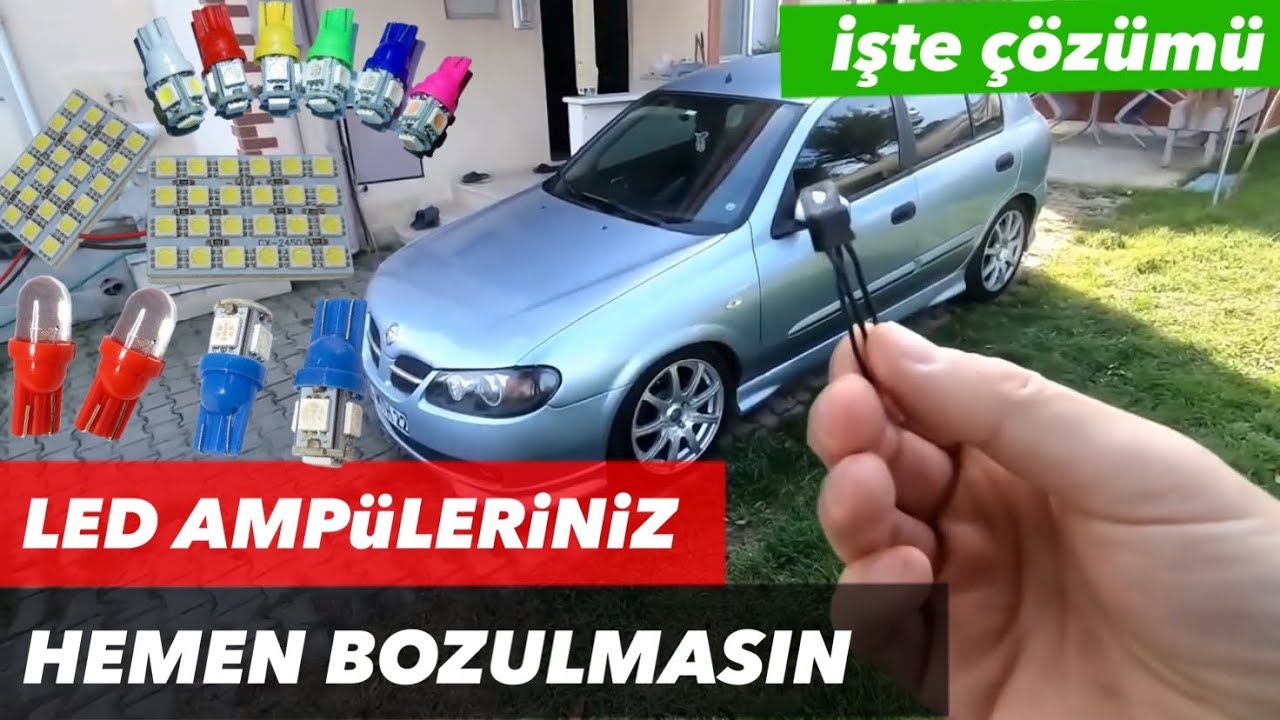 LED AMP&Uuml;LLERİNİZ HEMEN BOZULMASIN - 7812 voltaj reg&uuml;lat&ouml;r&uuml; - T10 beyaz park tavan Plaka led mod&uuml;l