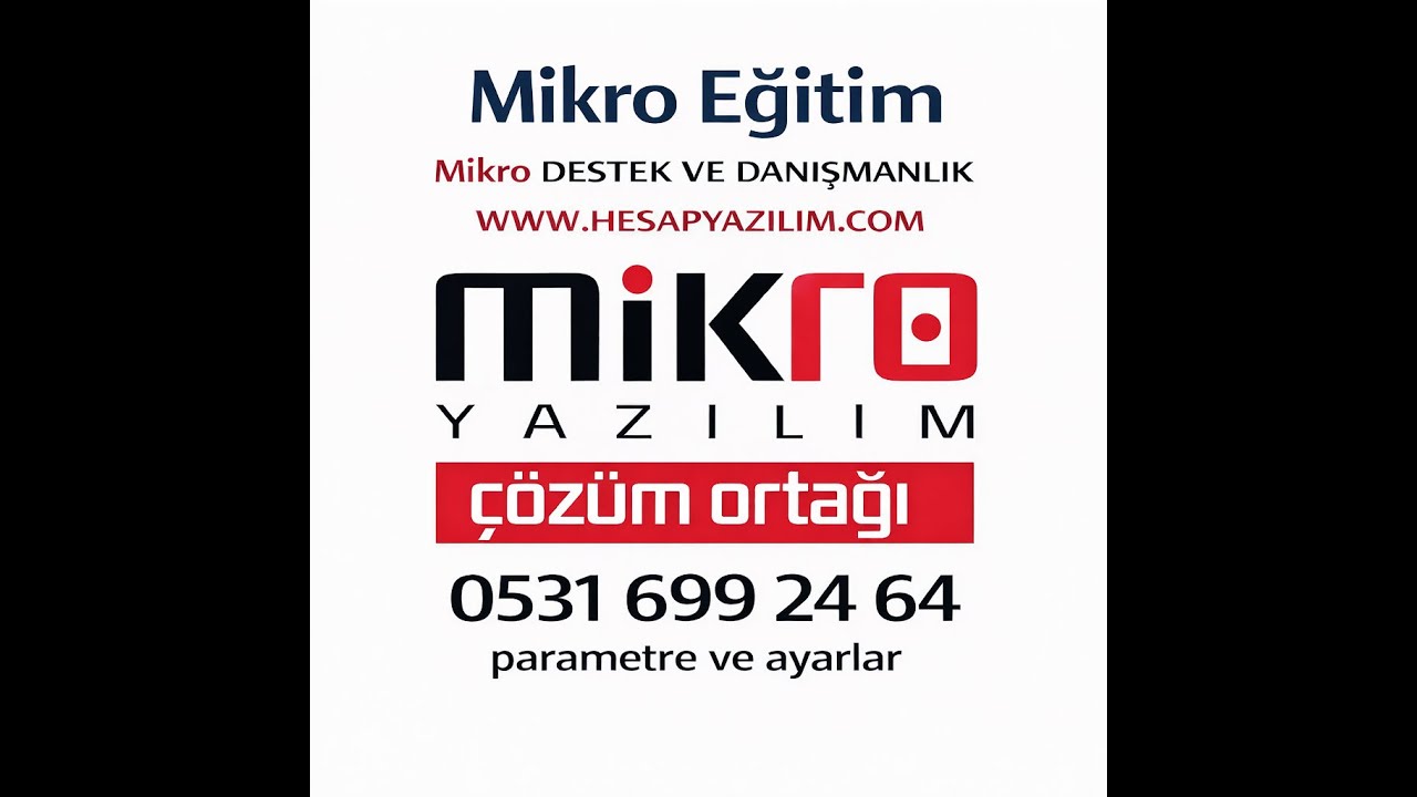 Mikro Program Eğitim ve Destek