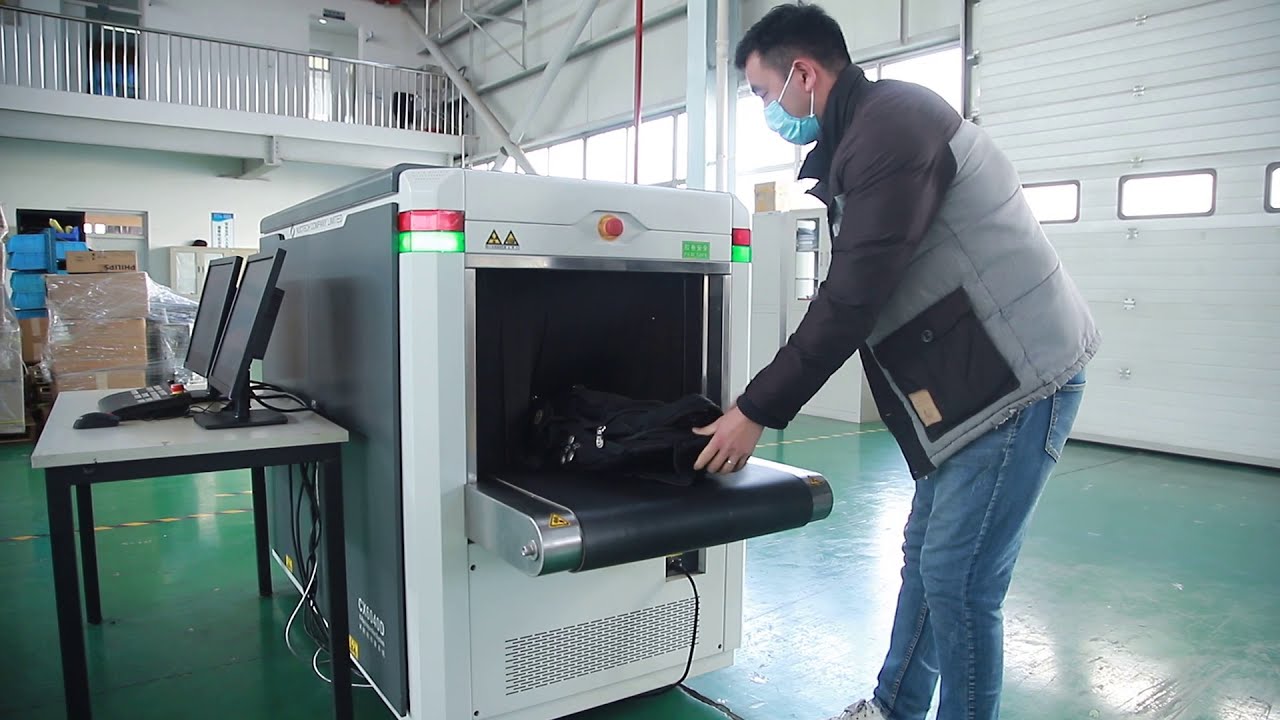 Escáner de Rayos X Nuctech CX6040D para Equipajes y Mercaderías