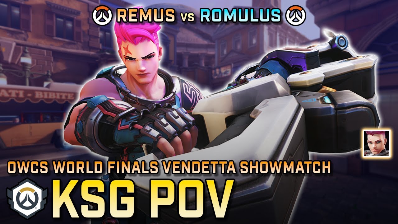 [ KSG ] HUGE Zarya Plays | Remus vs Romulus | OWCS World Finals Vendetta Showmatch