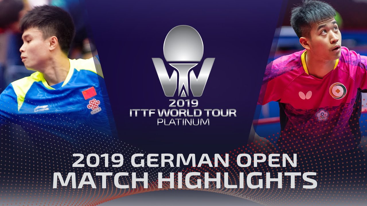 Zhou Qihao vs Liao Cheng Ting | 2019 ITTF German Open Highlights (Pre)