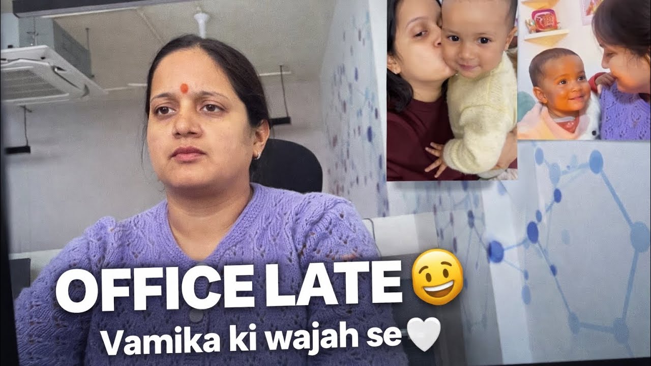 Aaj Vamika ki wajah se Office ke liye Late ho gayi 😅 | RvmLife