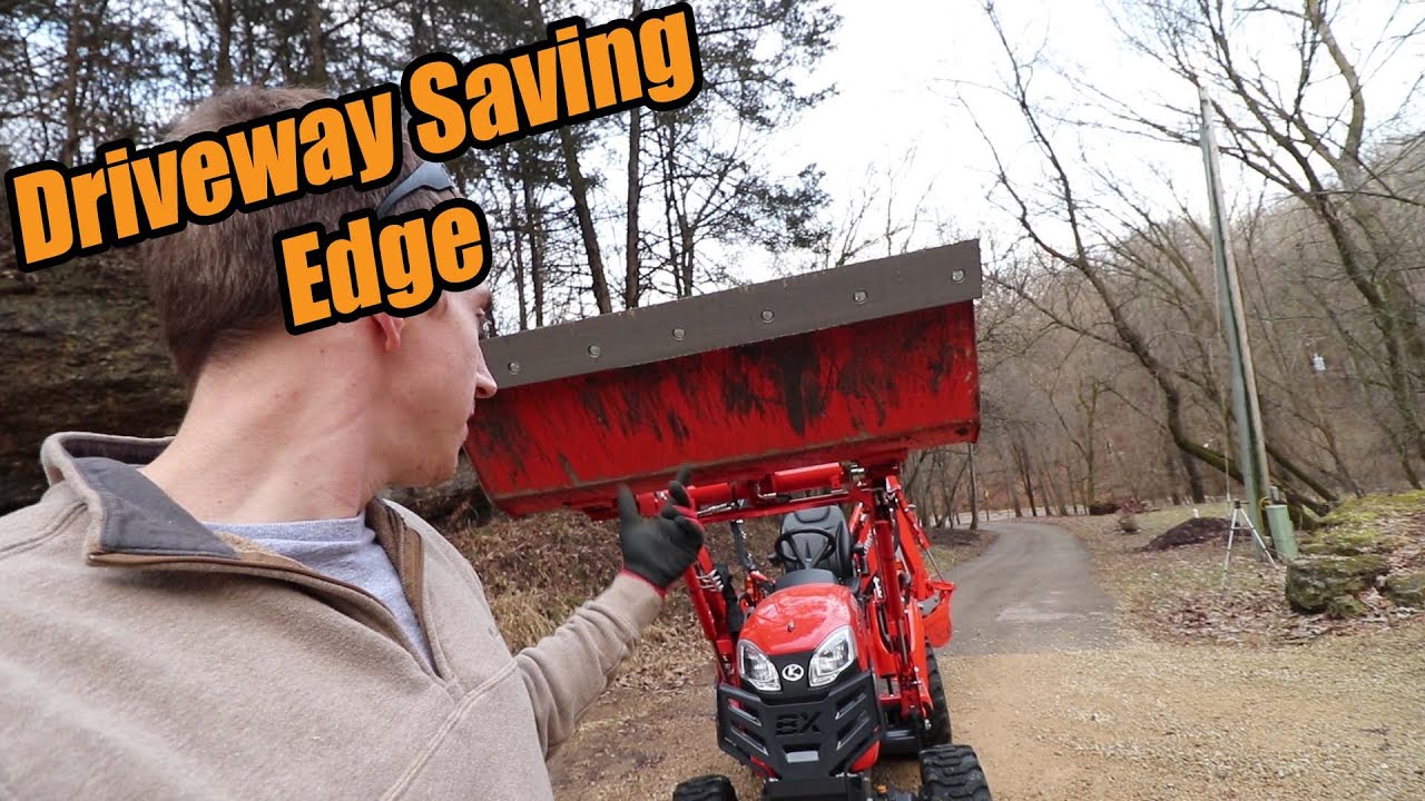 Budget Snow Removal - Cheap Driveway Saver for my Kubota Bucket Edge