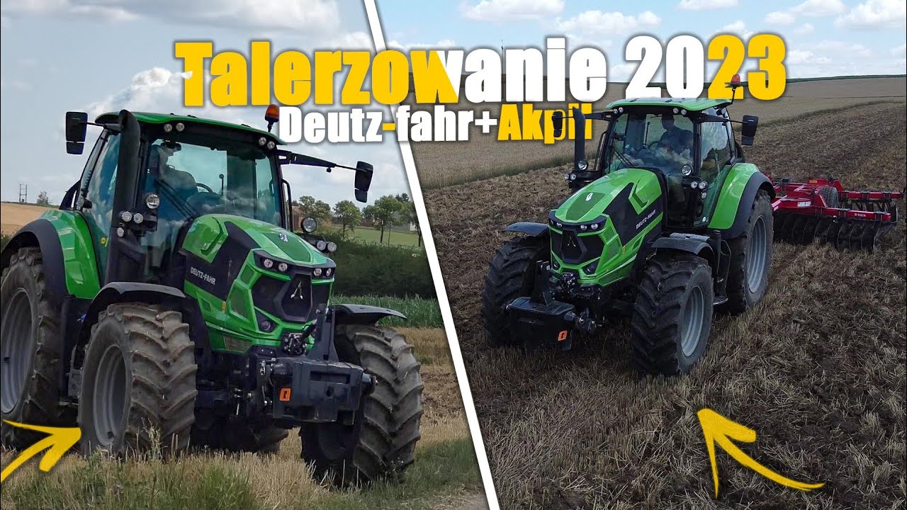 ✔Talerzowanie 2023☆Deutz-Fahr 6205 RCSHIFT & Akpil EuroDisc✔Gr chrząszcz㋡