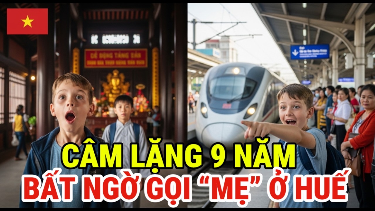 Cả thế giới nghẹn ngào! Cậu bé Anh im lặng 9 năm cất tiếng nói đầu tiên tại Huế, Việt Nam kỳ lạ.