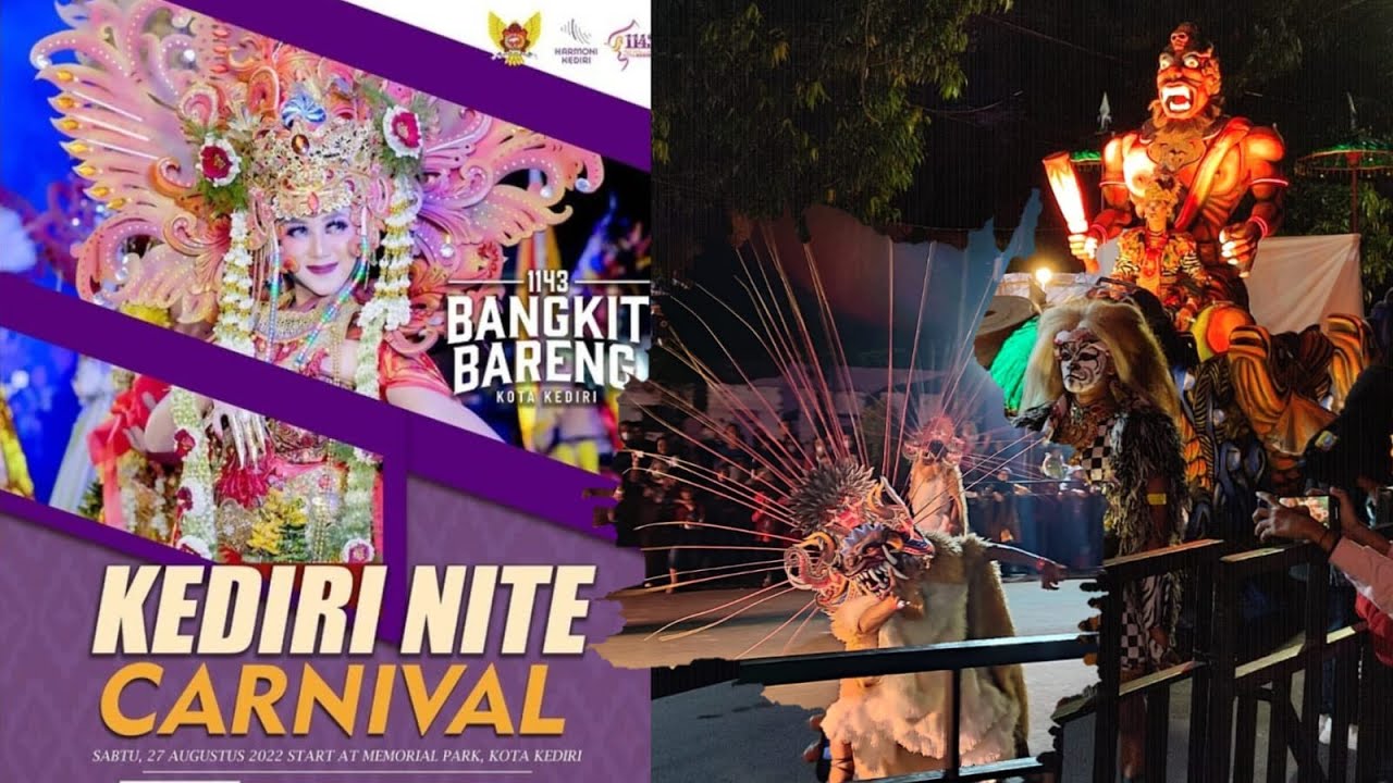 BERKELASSS !! KEDIRI NITE CARNIVAL 2022 | HARI JADI KOTA KEDIRI | ALFAT N FAMILY