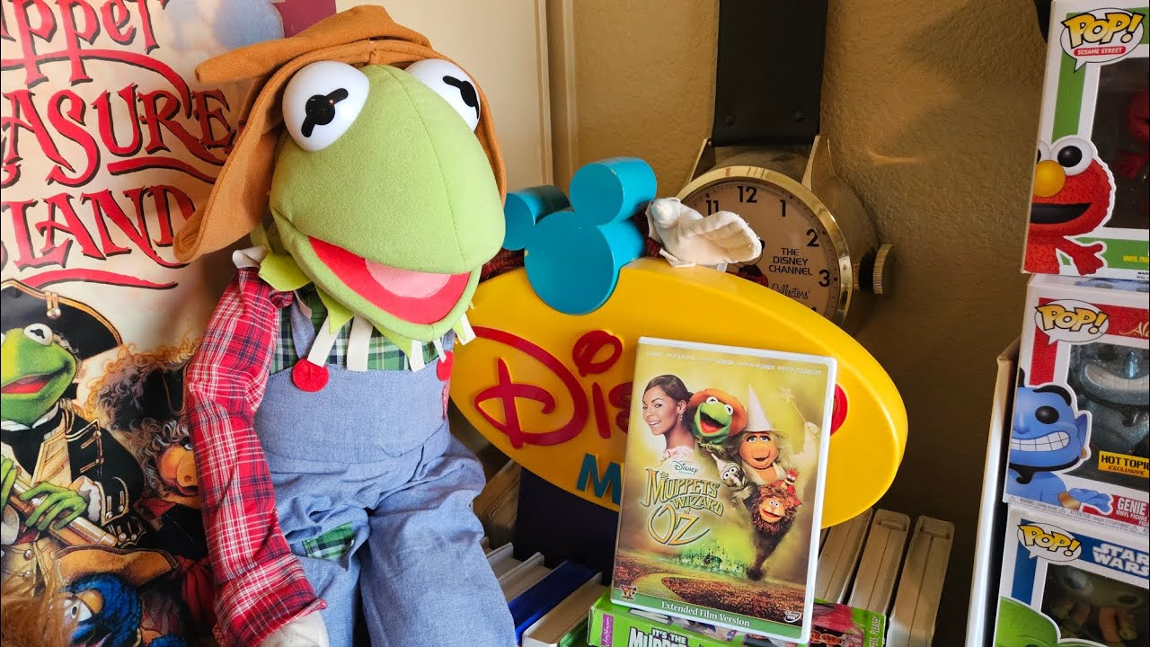 MUPPETS WIZARD OF OZ KERMIT THE FROG RARE JUMBO plush! Ebay finds! | JustinTalksPuppets2