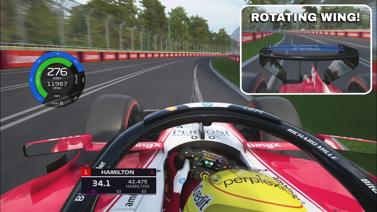 BETTER than F1 26? Ferrari 2026 ROTATING Wing Mod in Assetto Corsa is INSANE! - Melbourne Hotlap!