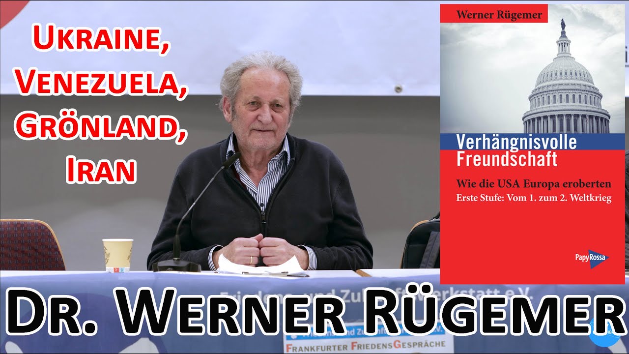 Werner R&uuml;gemer: Ukraine, Venezuela, Gr&ouml;nland, Iran &hellip; Wer oder was bestimmt die US-Politik?