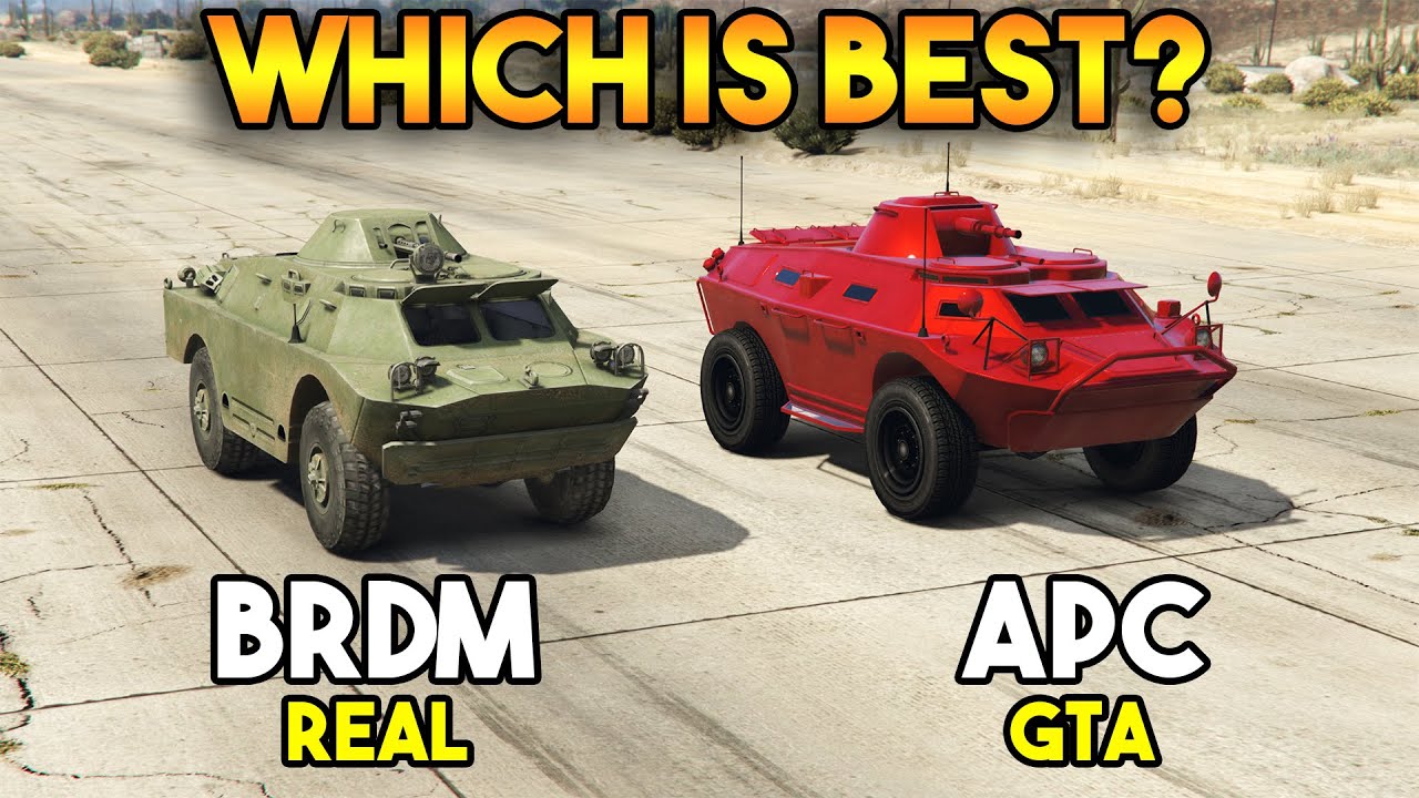 GTA 5 APC VS REAL BRDM | WHICH IS BEST?