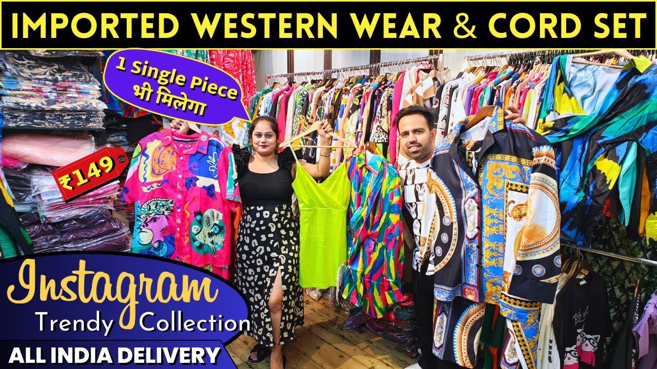 Imported Western wear Dress & Cord Set | Ladies Party wear dresses for Womens Tops Market in Delhi