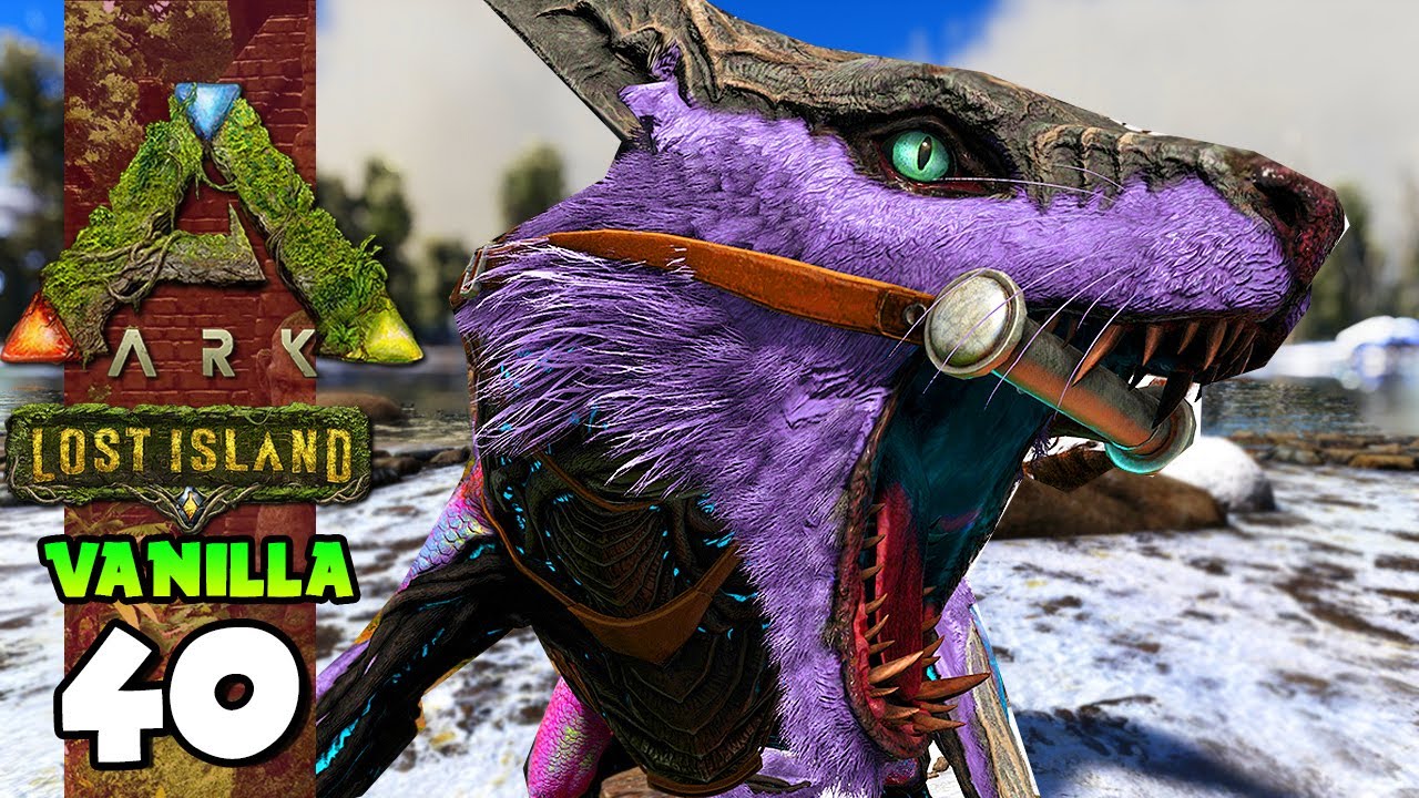 DOMANDO O FANTÁSTICO CÃO DA LUA!!! ARK: LOST ISLAND (VANILLA) 40
