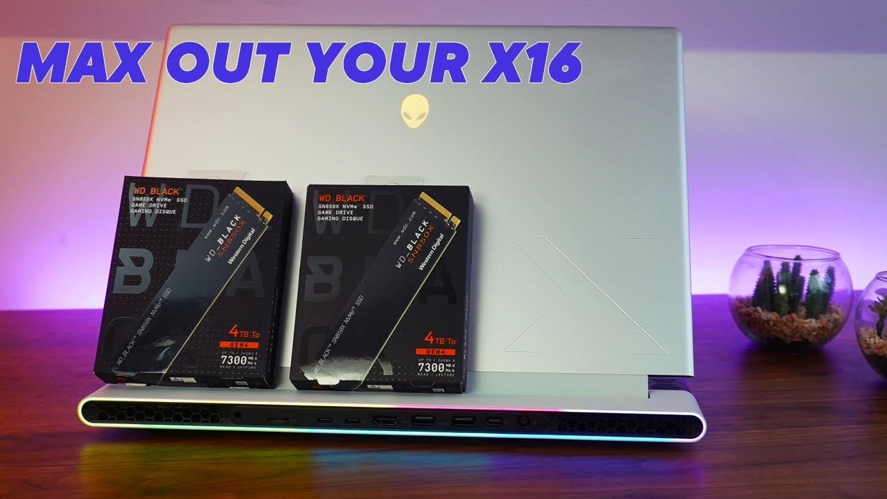 Обновление SSD-накопителя Alienware X16