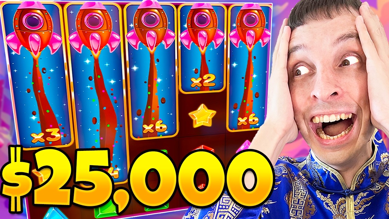 IT'S MASSIVE! $25,000 WIN on CHOCOLATE ROCKET!