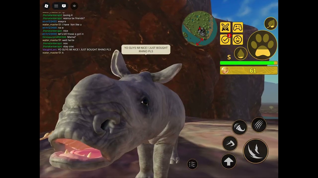 BUYING RHINO AND PLAYINGNPART 1!