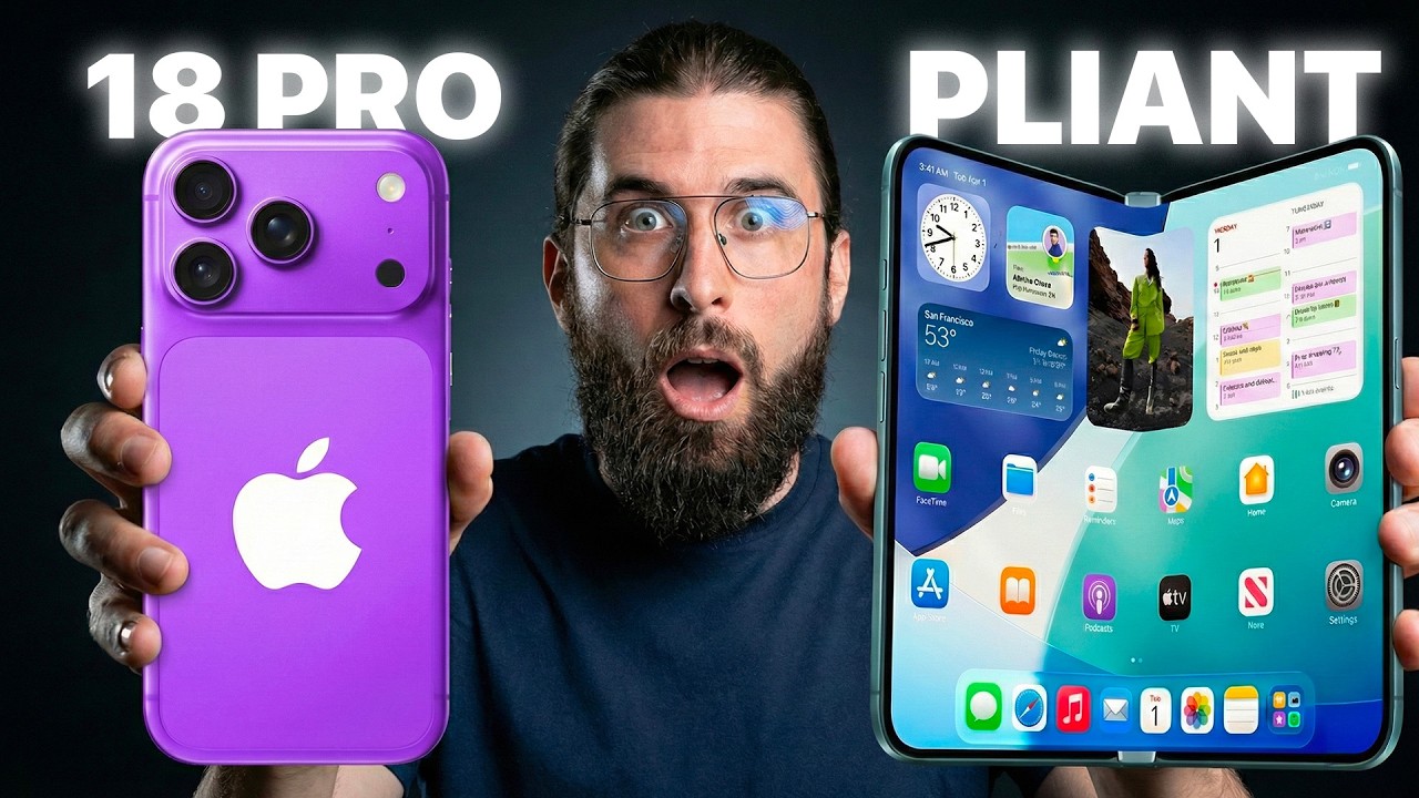 iPHONE 18 PRO et iPHONE PLIANT (FOLD) : 40 INFOS &Agrave; SAVOIR😱