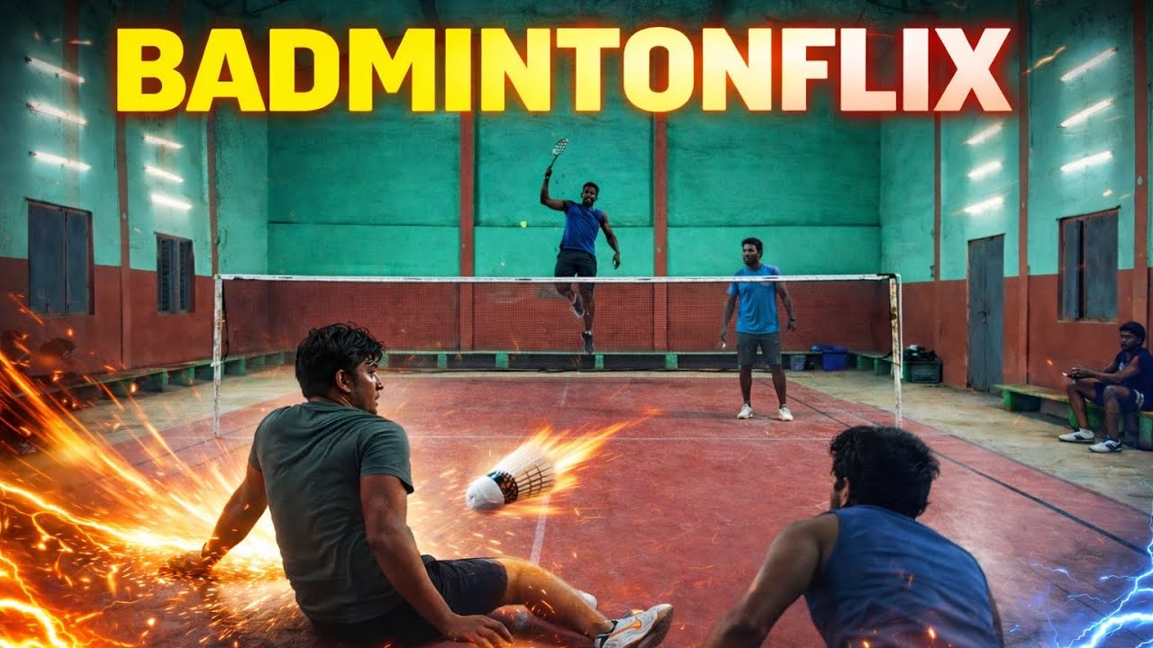 Babi & asher vs Sai & Ramjee🏸💥 |badminton Doubles | #badmintonflix
