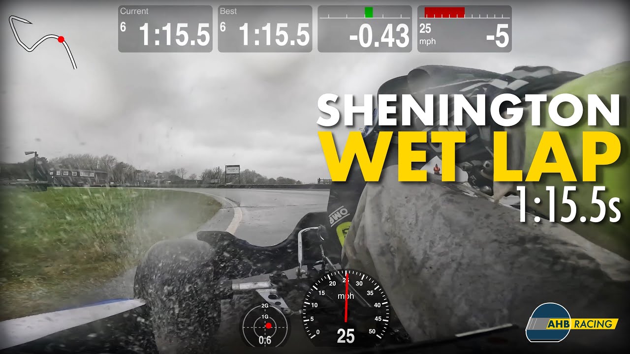 Shenington Circuit - FAT Karting League - Wet Flying Lap in 4K - Electric Kart - Onboard GoPro