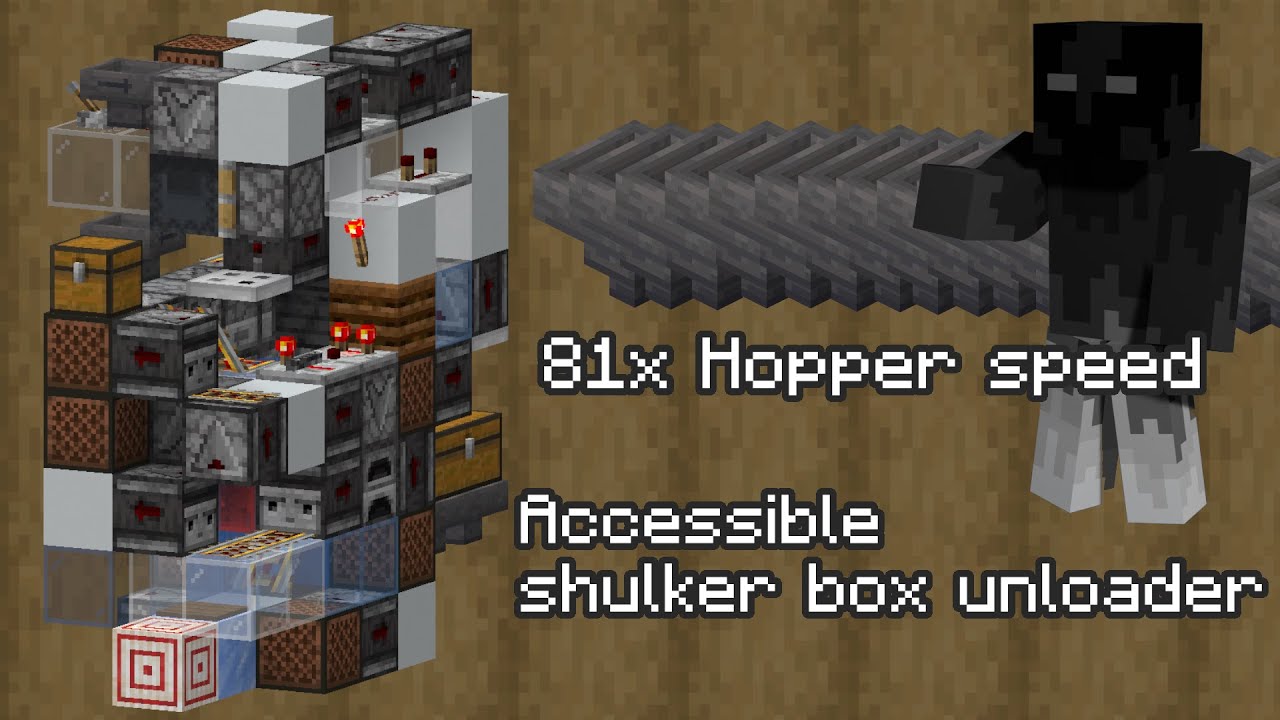 Finally an accessible shulker box unloader!