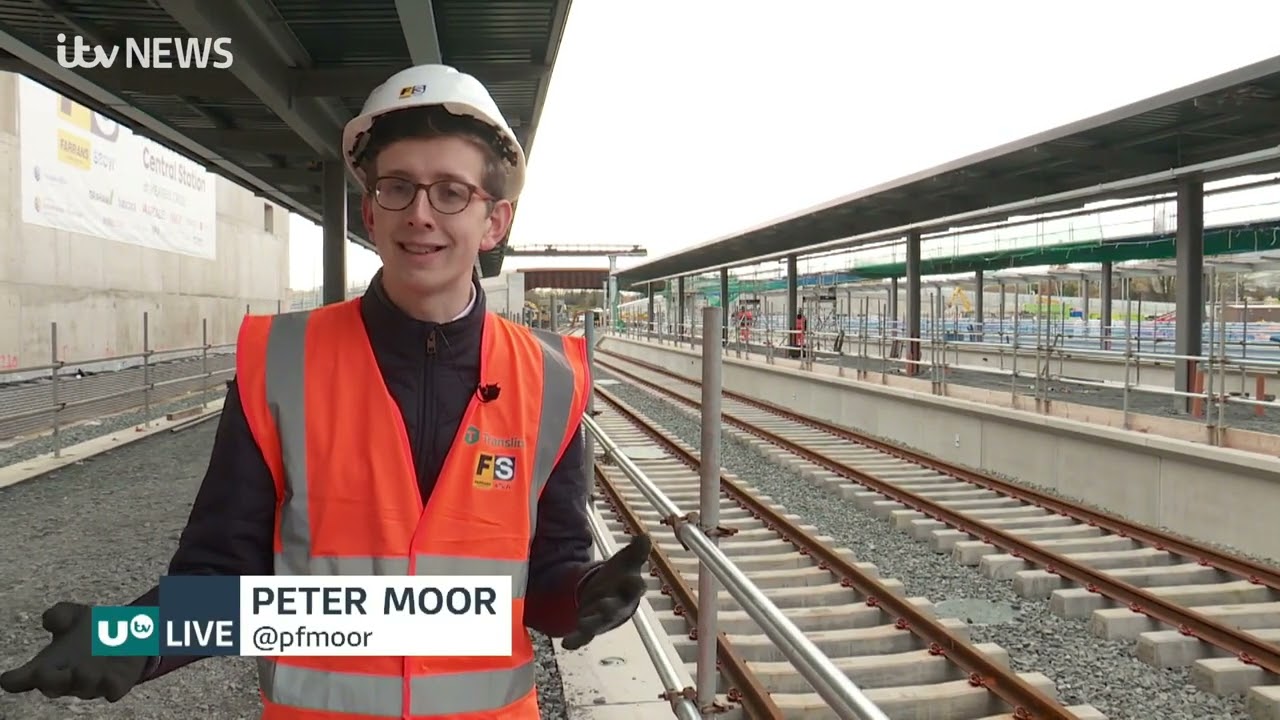 Grand Central Belfast, BBC & UTV - 21/11/2023 - the progress so far.