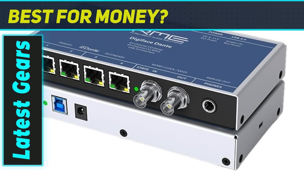 RME Digiface Dante: лучший сетевой аудиоцентр