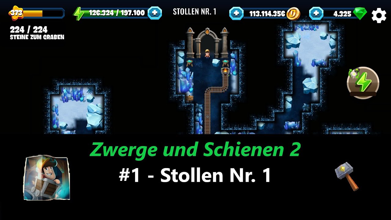 Lets Play Diggy's Adventure – Zwerge und Schienen 2 – #1 Stollen Nr. 1 (deutsch)