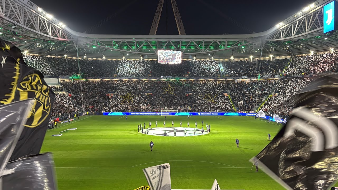 Juventus - Manchester City 2-0 (Formazione, Inno, Inno Champions e Coreografia 11-12-2024)