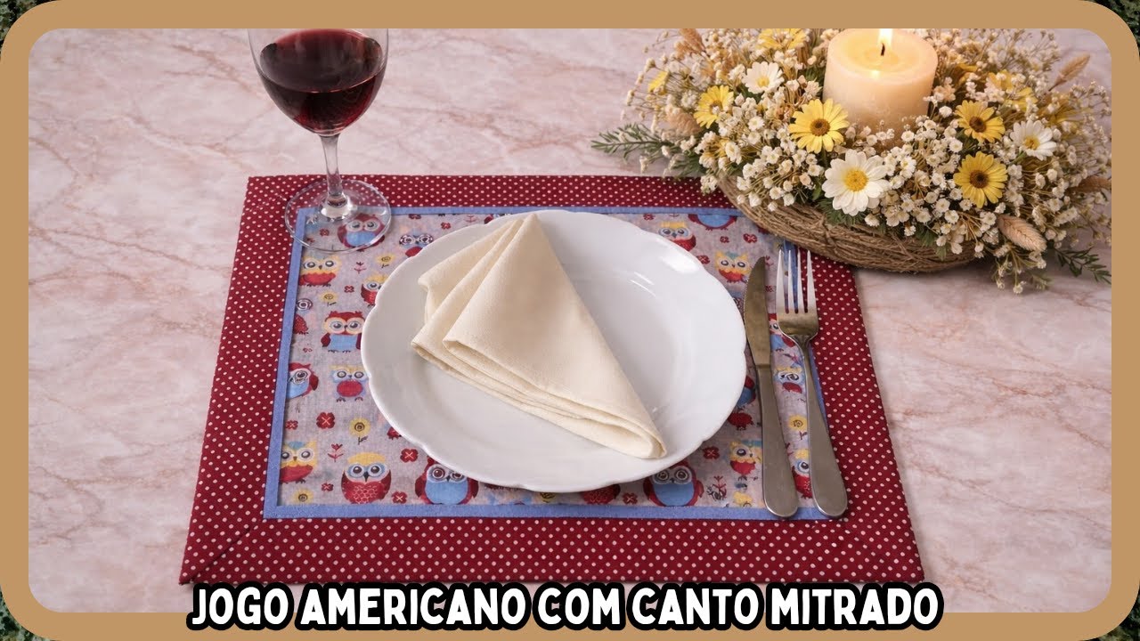 Jogo Americano com Canto Mitrado para Iniciante