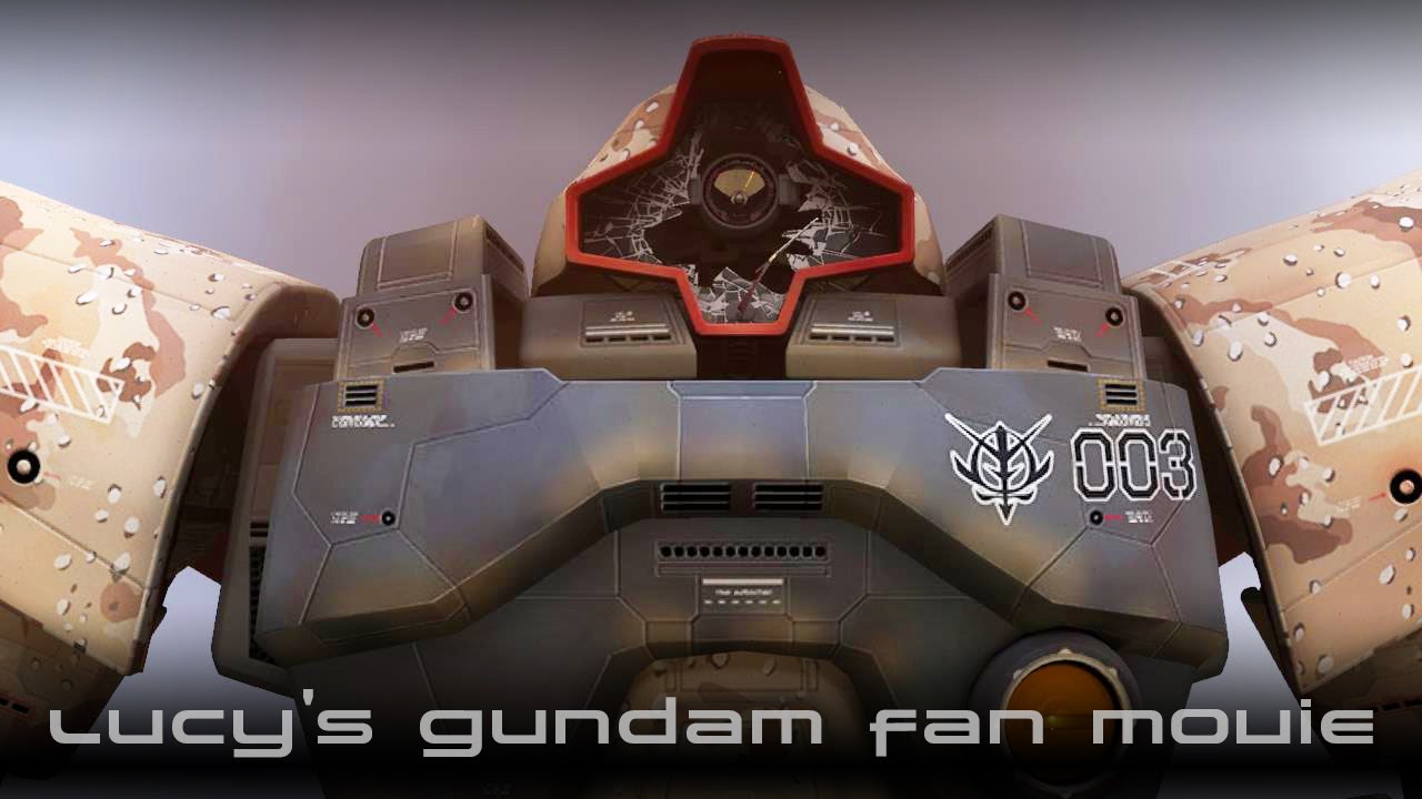 3DCGでGundam Fan Movie『大決斗！コアファイターVSドム』