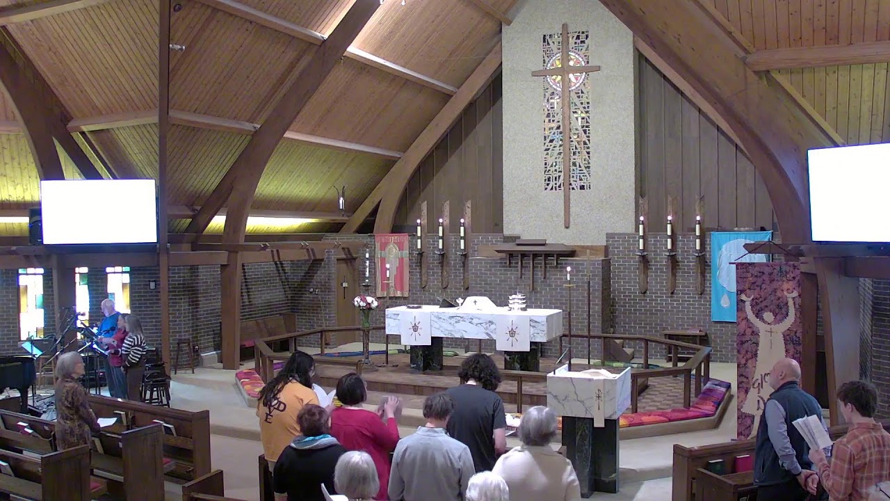 Service at Gloria Dei Lutheran Church, Northbrook, IL
