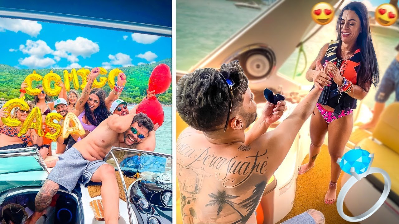 PEDI MINHA NAMORADA EM CASAMENTO DENTRO DE UMA LANCHA😍( ELA ACEITOU ?) ‹ Danilo Crespo ›