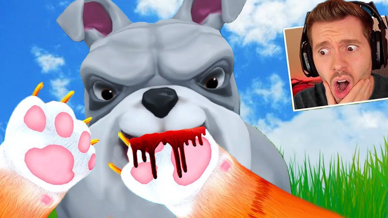Fui mordido pelo CACHORRO da AVÓ no I Am Cat VR (jogo completo)