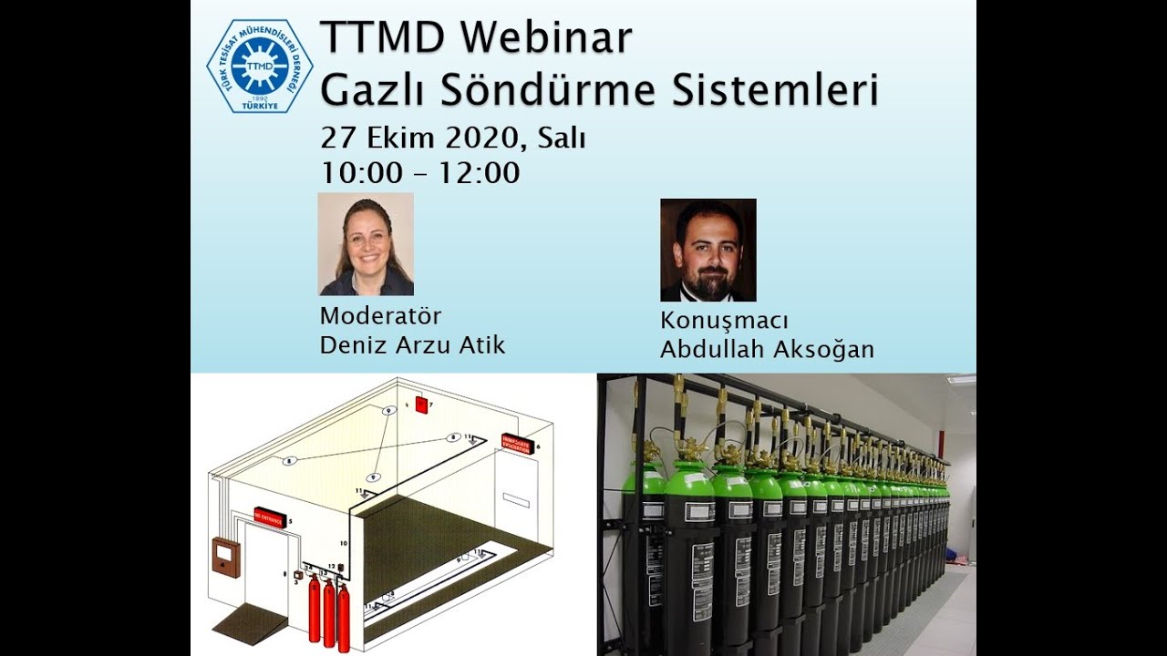 TTMD Webinar - Gazlı Söndürme Sistemleri