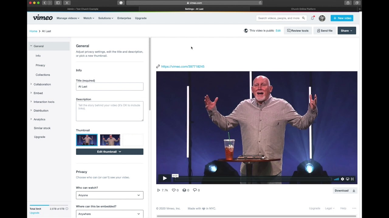 How to set up simulated live streaming with Church Online Platform for free