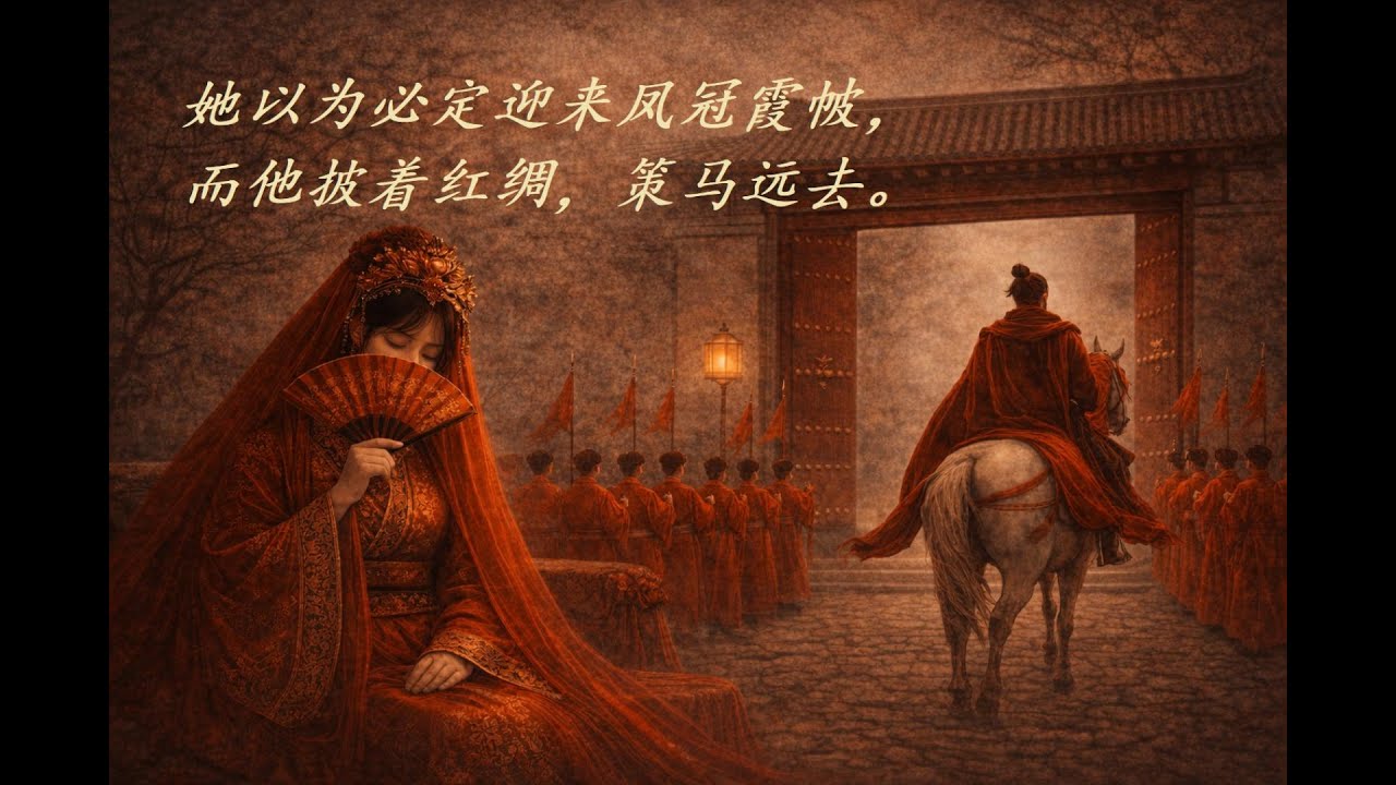 《玉女破戒后我入赘公主府她悔疯了｜第四集》----她以为必定迎来凤冠霞帔，而他披着红绸，策马远去。