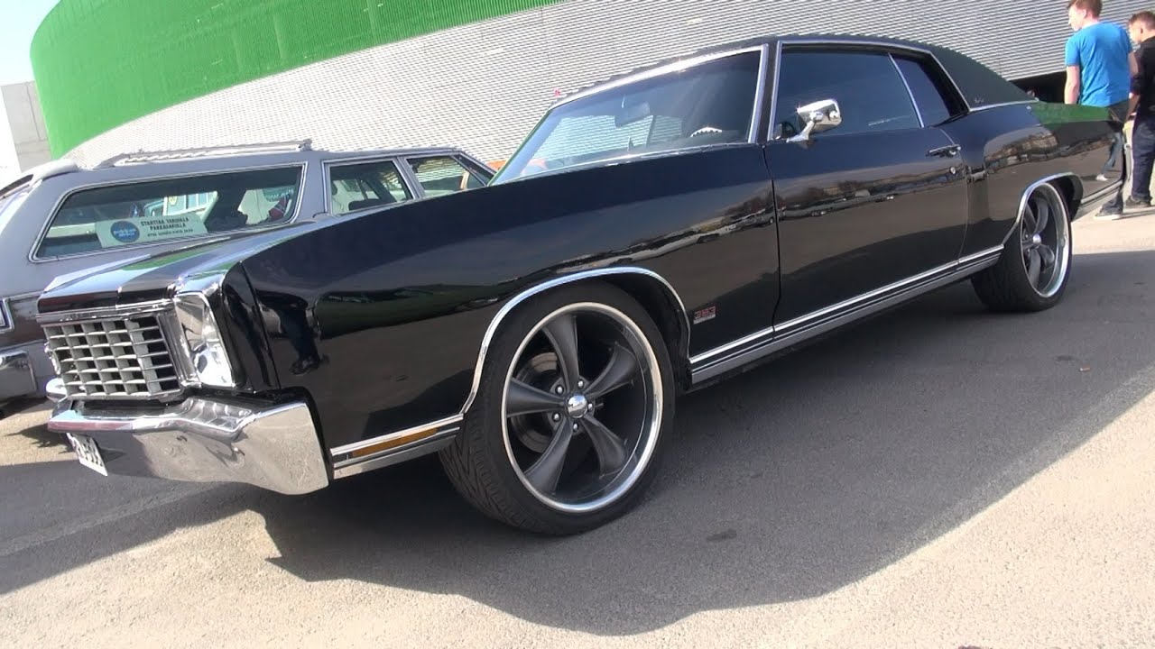 Chevrolet Monte Carlo 383 Stroker on 22" Boss wheels - SOUND!