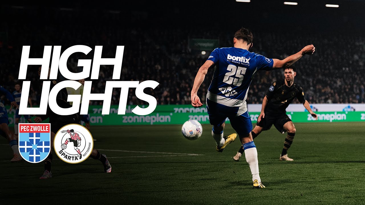 Samenvatting PEC Zwolle - Sparta Rotterdam