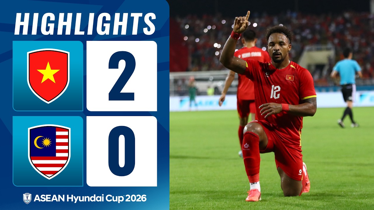 Вьетнам 2-0 Малайзия (общ. 4-0) ASEAN Hyundai Cup 2026 | Лучшие моменты матча | Полуфинал, ответн...
