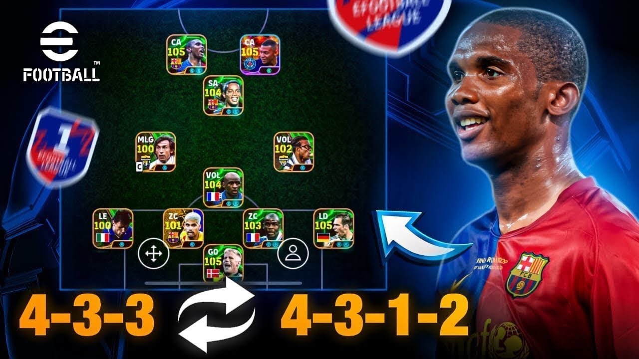 COMO MONTAR A 4-3-3 QUE EU USO NO eFootball 26 MOBILE 🔥